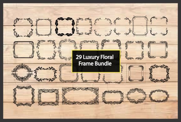 29 Elegant Decorative Borders Graphics Freebies