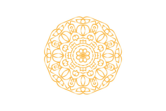 Arabic Decorative Circle Mandala Graphics and Illustrations
