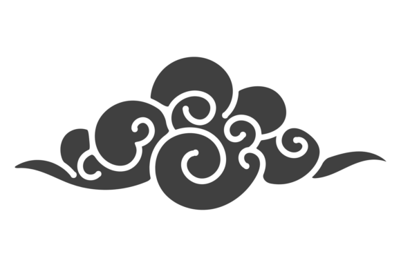 Asian Black Cloud: Graphics for Handmade Creations