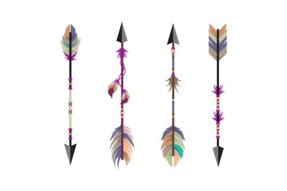 Bohemian Decorative Arrows: Graphics for Creative Selling