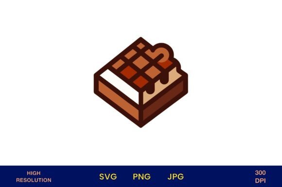 Chocolate Box with Decorative Bow Graphics