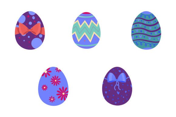 Colorful Decorative Eggs: Graphics and Freebies for Creative Projects
