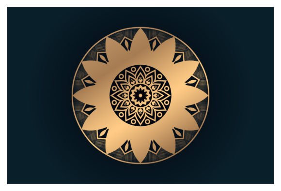 Decorative Ethnic Mandala Background Graphics