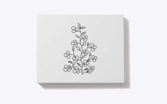 Decorative Flower Hand Drawn Illustration Graphics
