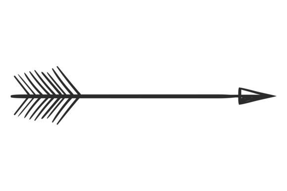 Feather Arrow Decorative Element: Graphics & Illustrations