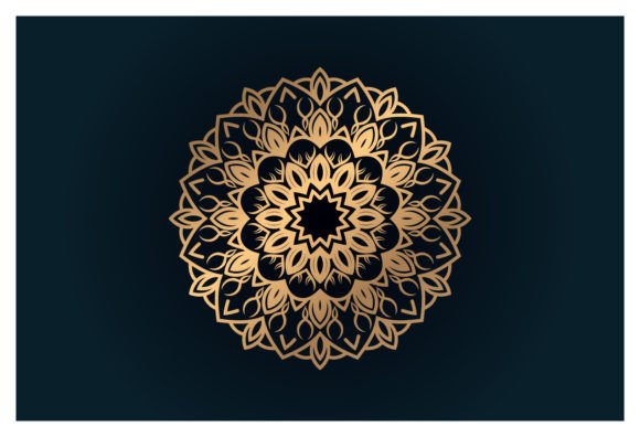 Flower Mandala Decorative Elements Stock