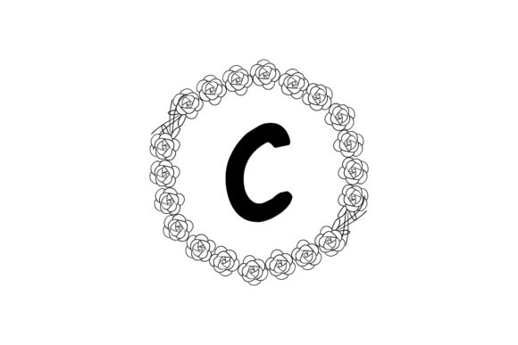 Letter Decorative Monogram Design Graphics Freebies