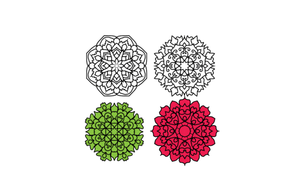 Mandala Decorative: Graphics and Illustrations for Digital Sellers