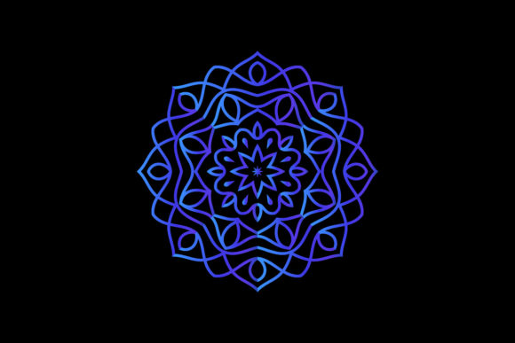 Mandala Gradient Decorative Graphics and Illustrations