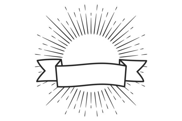 Sunburst Emblem: Graphics for Branding & Illustrations